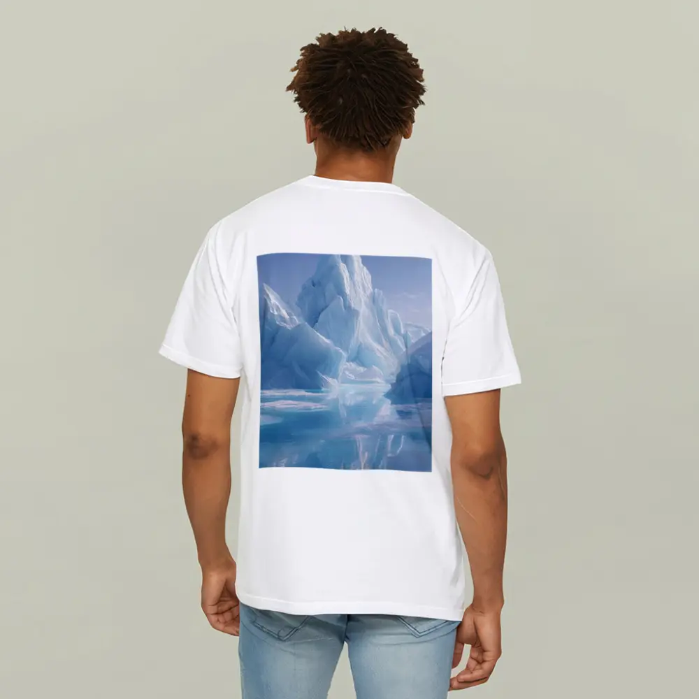 Iceberg Reflection Arctic Blue Glacial Waters – T-Shirts