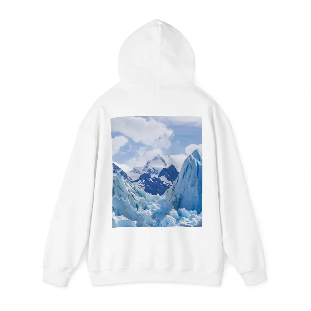 Blue Glacier Peaks Snow Mountains Sky – Hoodies