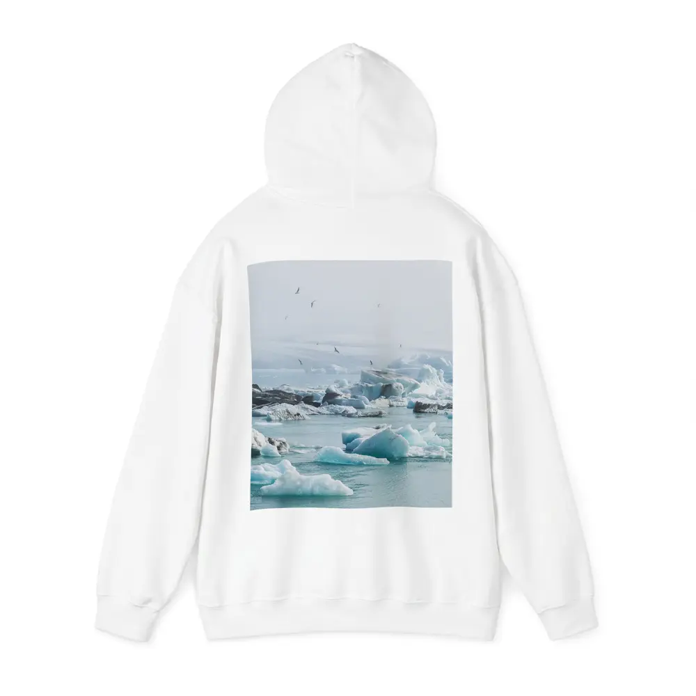 Icebergs Floating in Glacial Arctic Waters – Hoodies