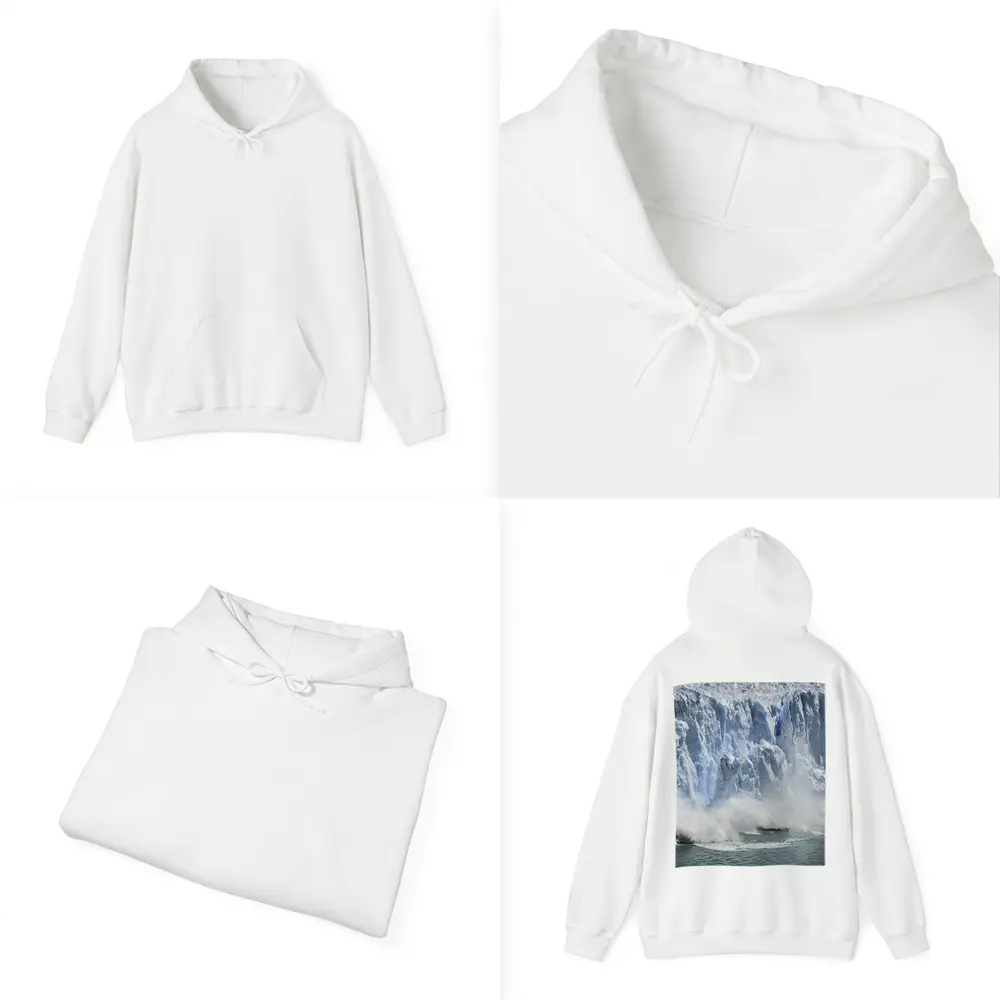 Glacier Calving Ice Wall Ocean Spray – Hoodies