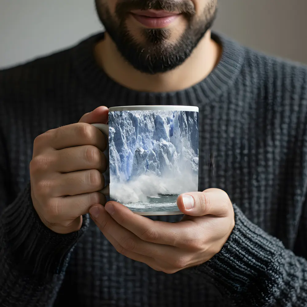 Glacier Calving Ice Wall Ocean Spray – Mugs