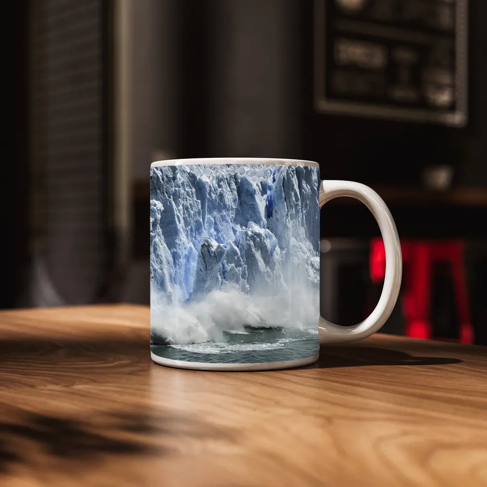 Glacier Calving Ice Wall Ocean Spray – Mugs
