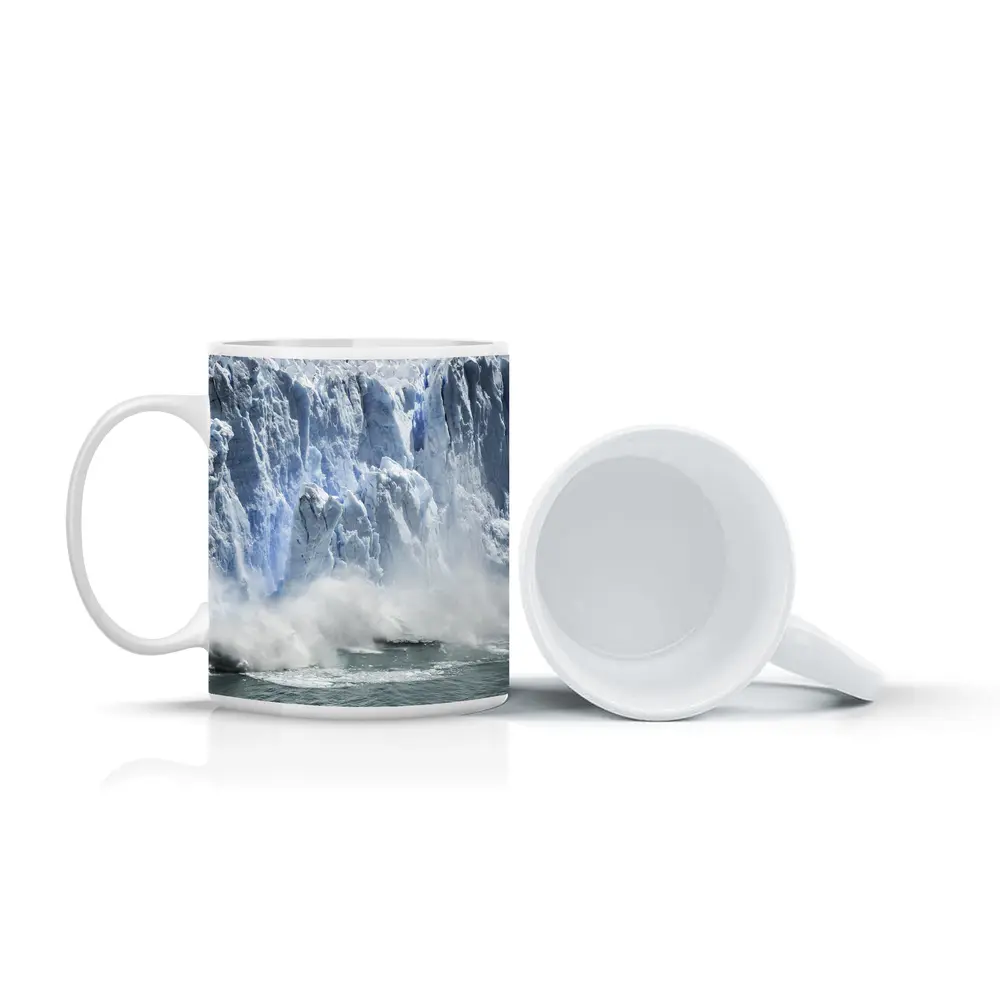 Glacier Calving Ice Wall Ocean Spray – Mugs