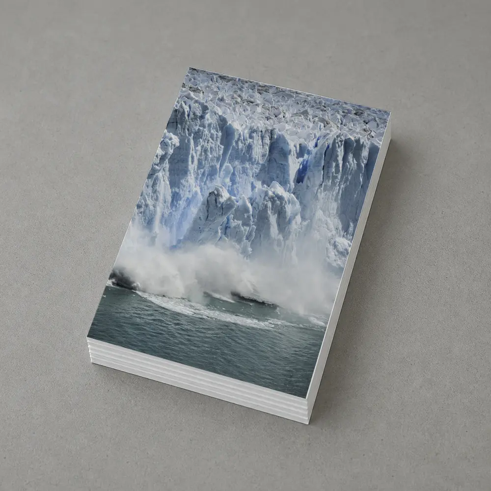 Glacier Calving Ice Wall Ocean Spray – Postcards