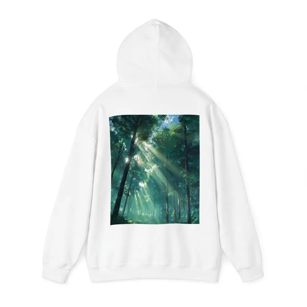 Anime Forest Sunlight Rays Through Trees – Hoodies