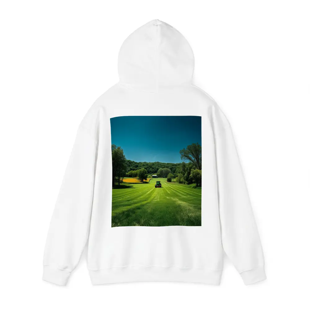 Green Farm Field Tractor Rural Countryside – Hoodies