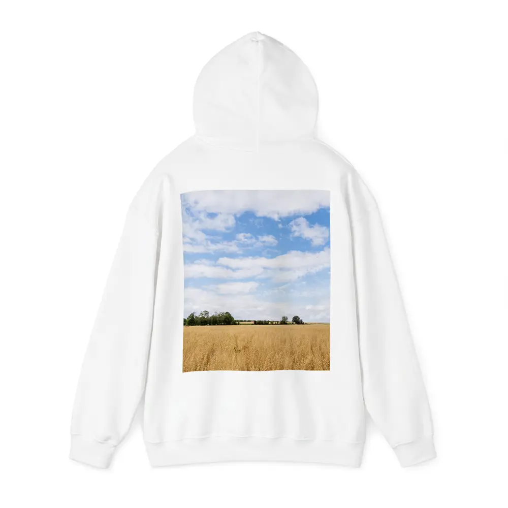 Golden Wheat Field Blue Summer Sky – Hoodies