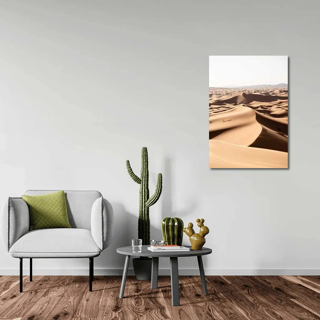Sahara Desert Sand Dunes Aerial View – Wall Art