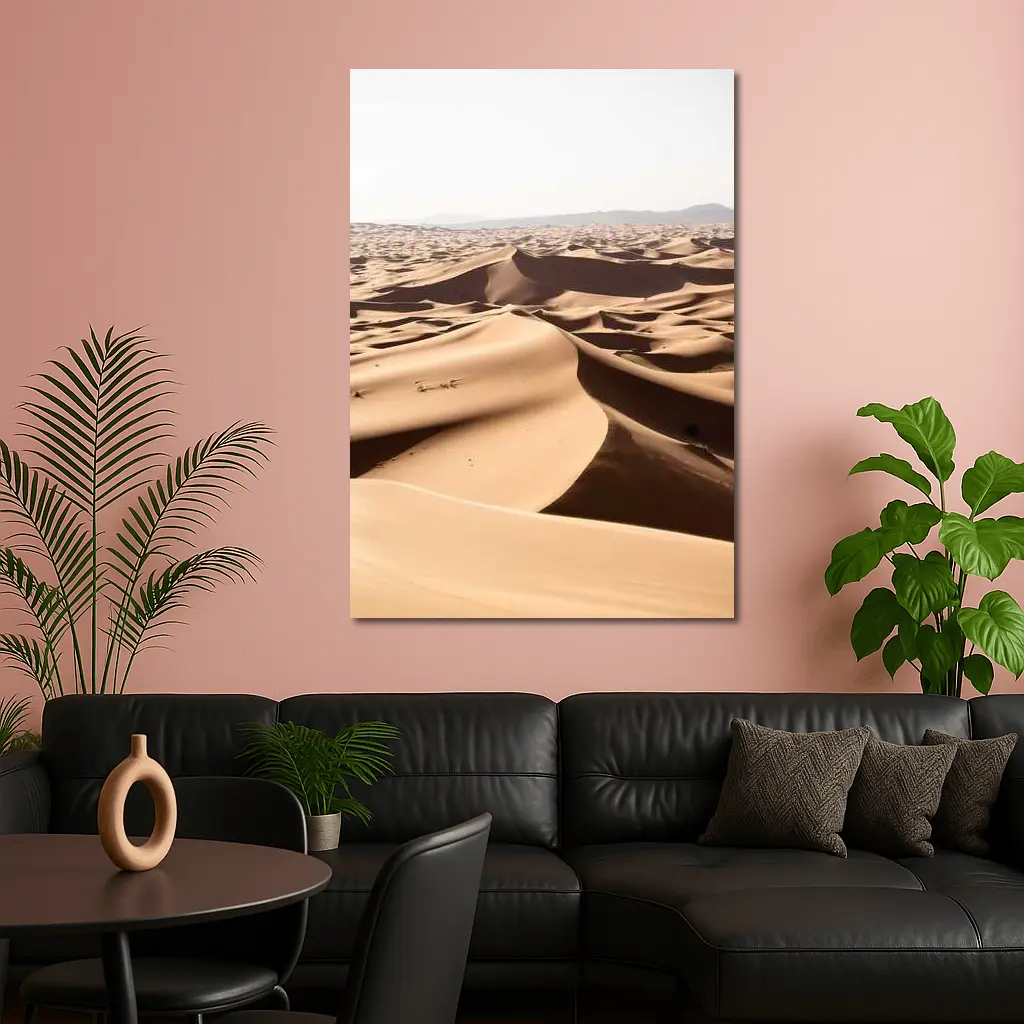 Sahara Desert Sand Dunes Aerial View – Wall Art