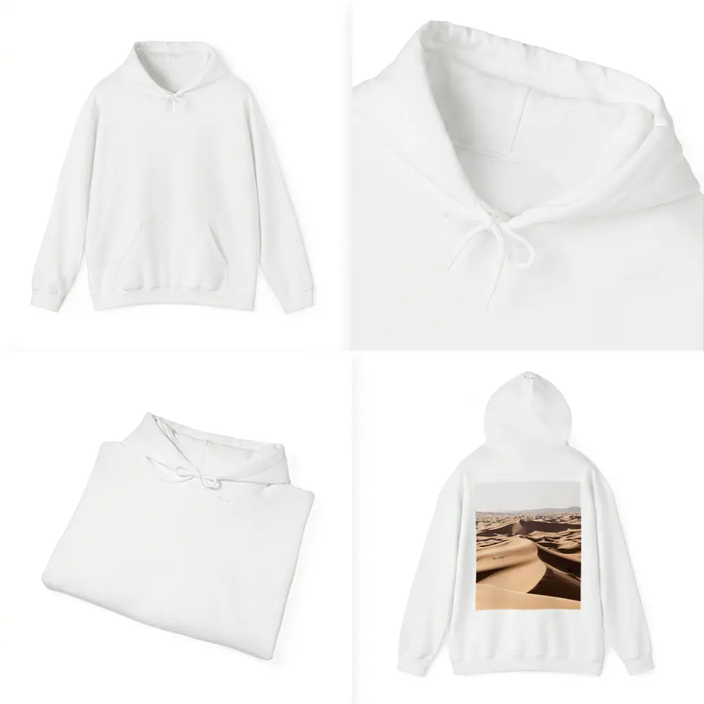 Sahara Desert Sand Dunes Aerial View – Hoodies