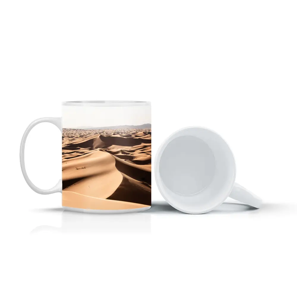 Sahara Desert Sand Dunes Aerial View – Mugs