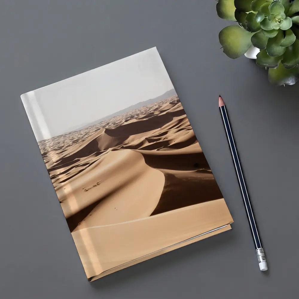 Sahara Desert Sand Dunes Aerial View – Notebooks