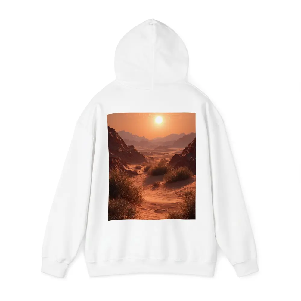 Desert Canyon Sunset Warm Golden Sky – Hoodies