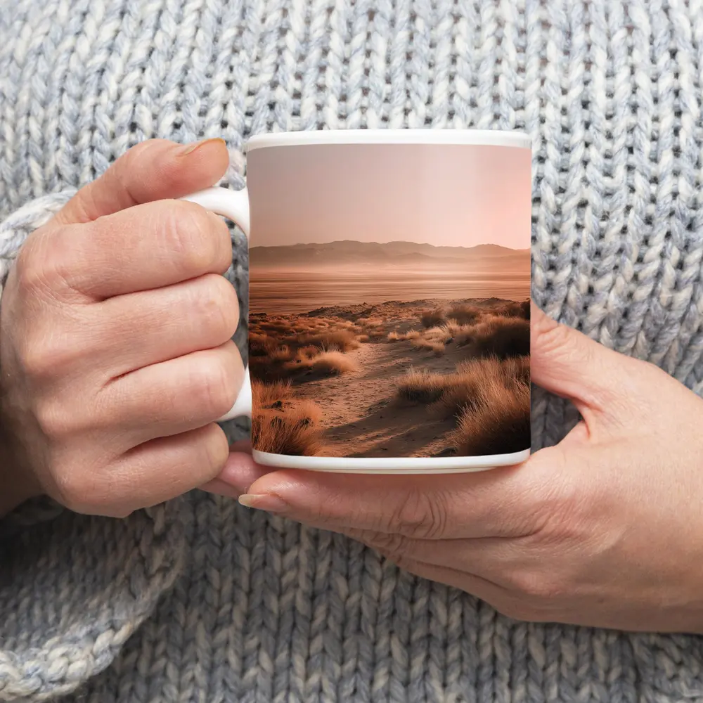 Desert Path Dry Grass Mountain Haze – Mugs