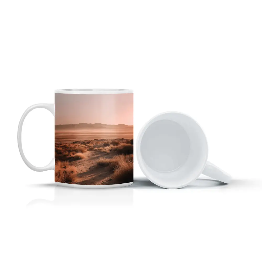 Desert Path Dry Grass Mountain Haze – Mugs