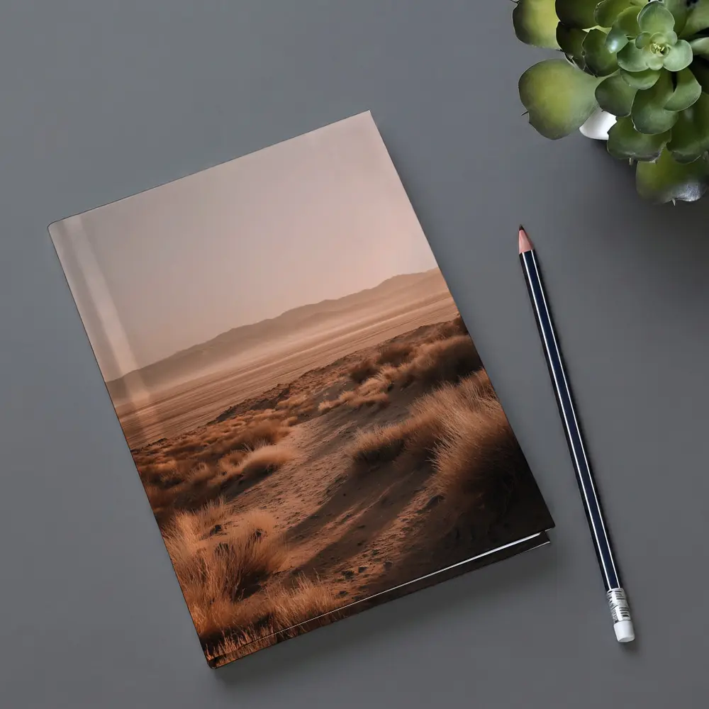 Desert Path Dry Grass Mountain Haze – Notebooks