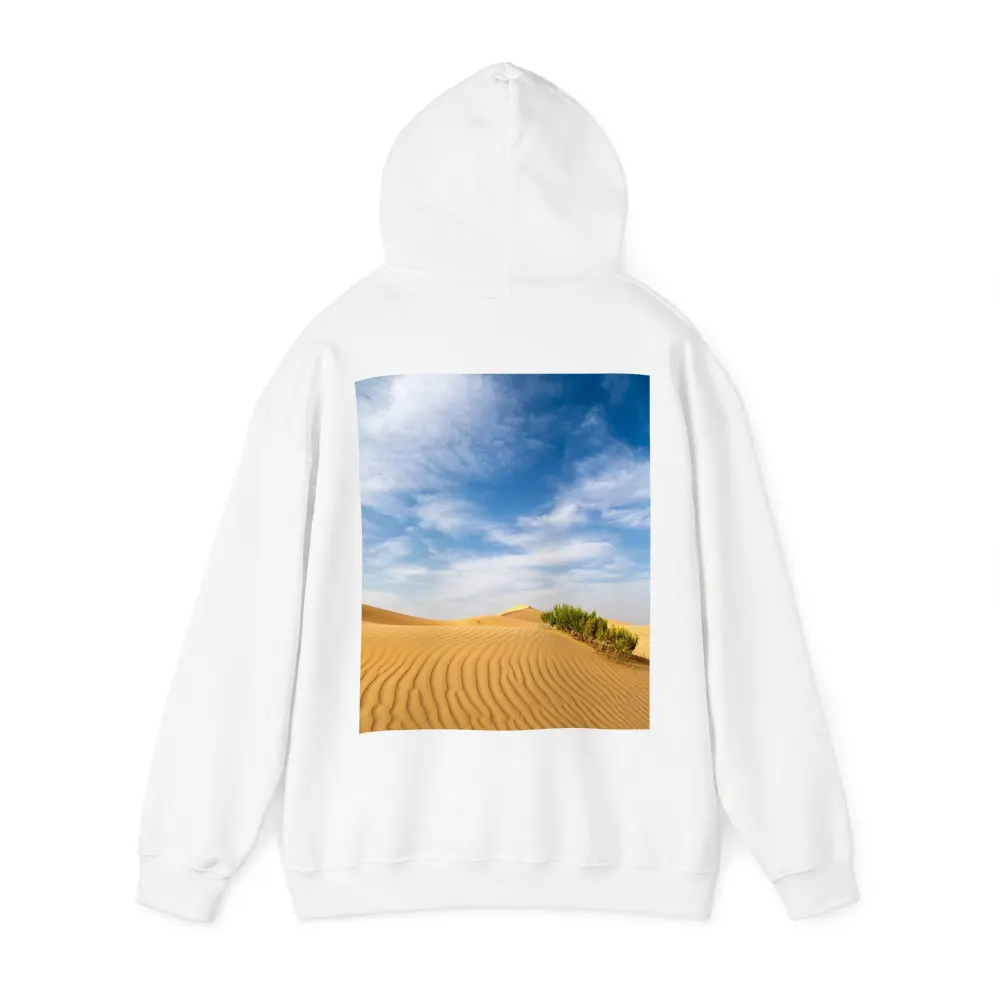 Golden Sand Dunes Blue Sky Desert – Hoodies