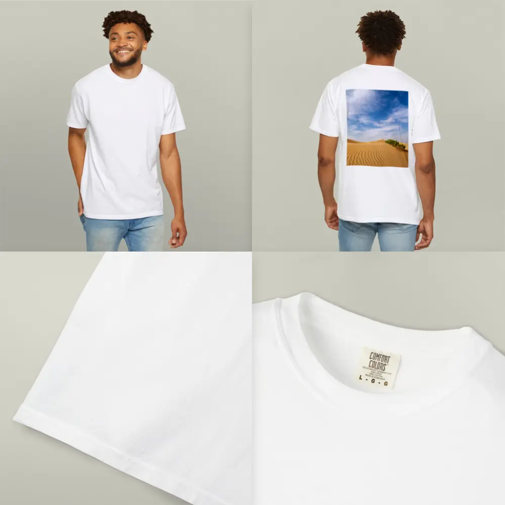 Golden Sand Dunes Blue Sky Desert – T-Shirts
