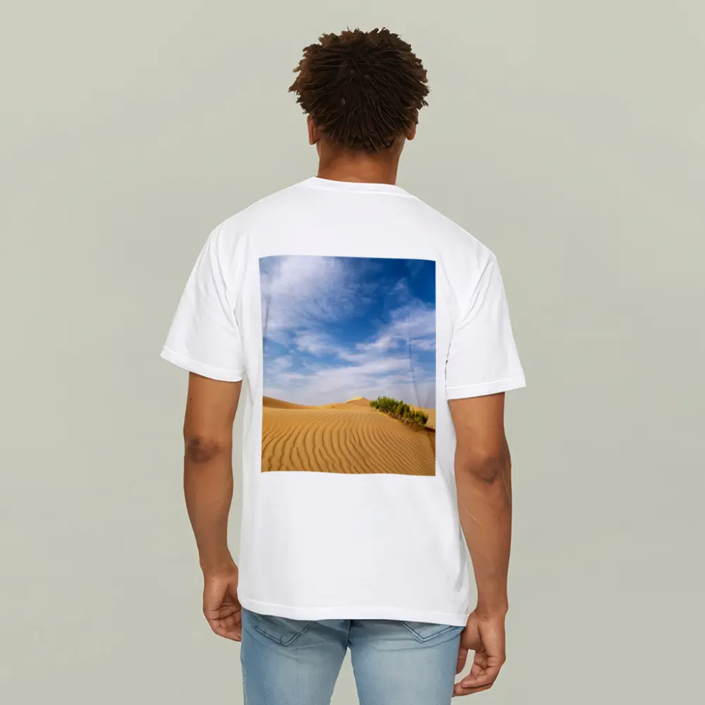 Golden Sand Dunes Blue Sky Desert – T-Shirts