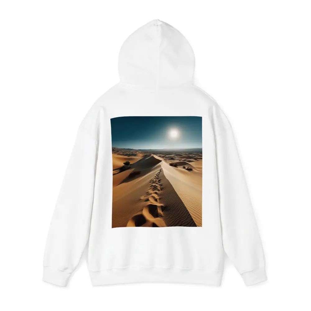 Golden Sand Dunes Desert Landscape Sun – Hoodies