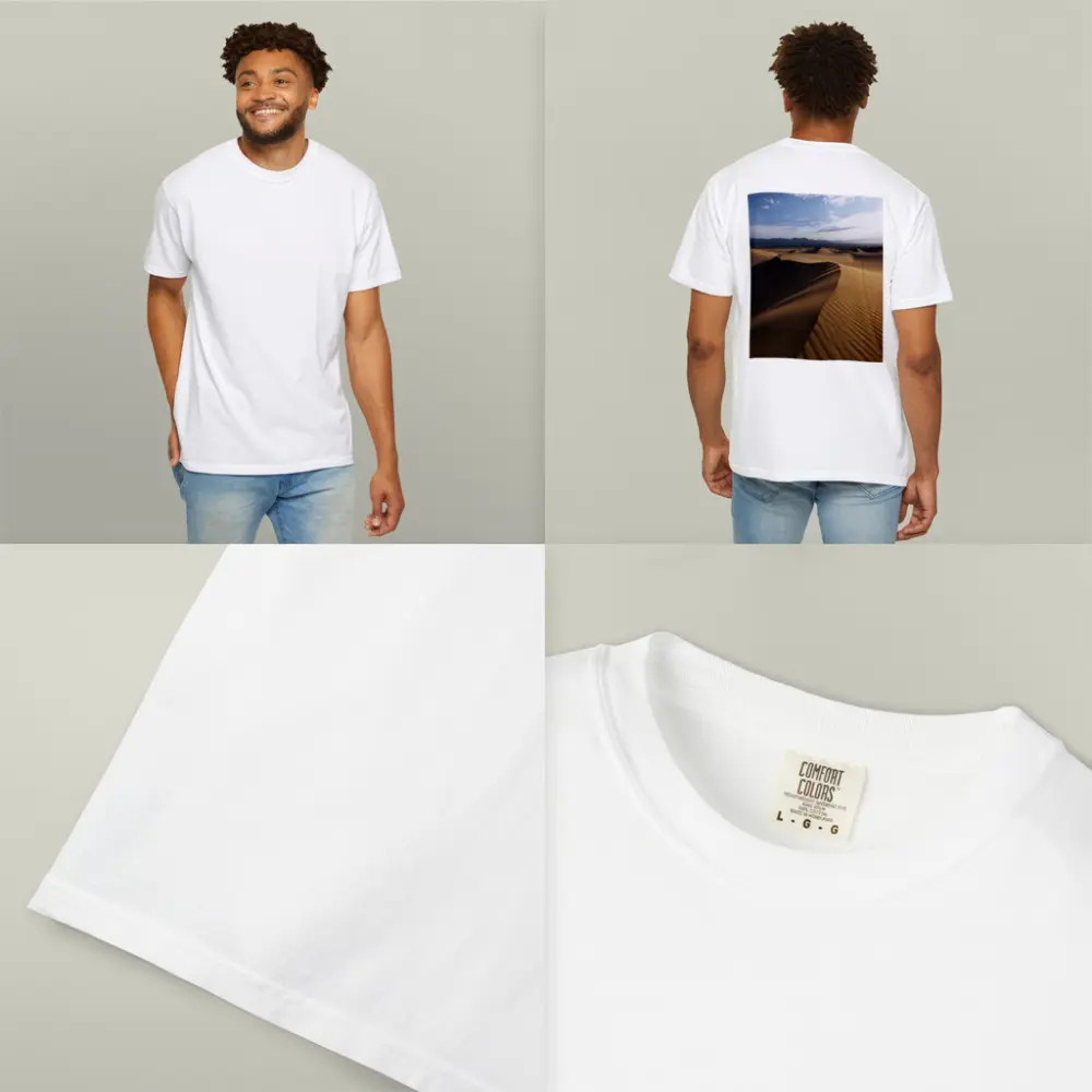 Golden Sand Dunes Desert Mountain Horizon – T-Shirts