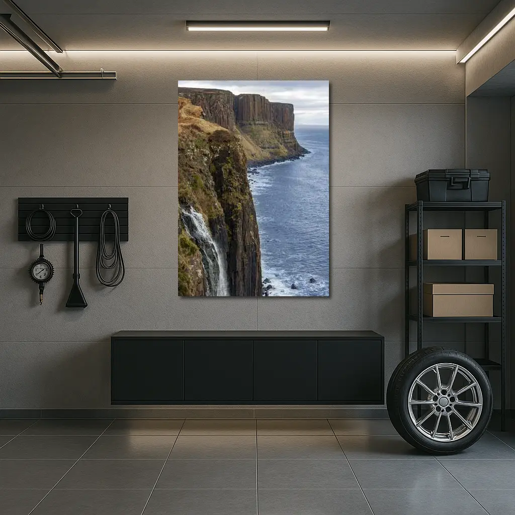 Kilt Rock Cliffs Waterfall Isle of Skye – Wall Art
