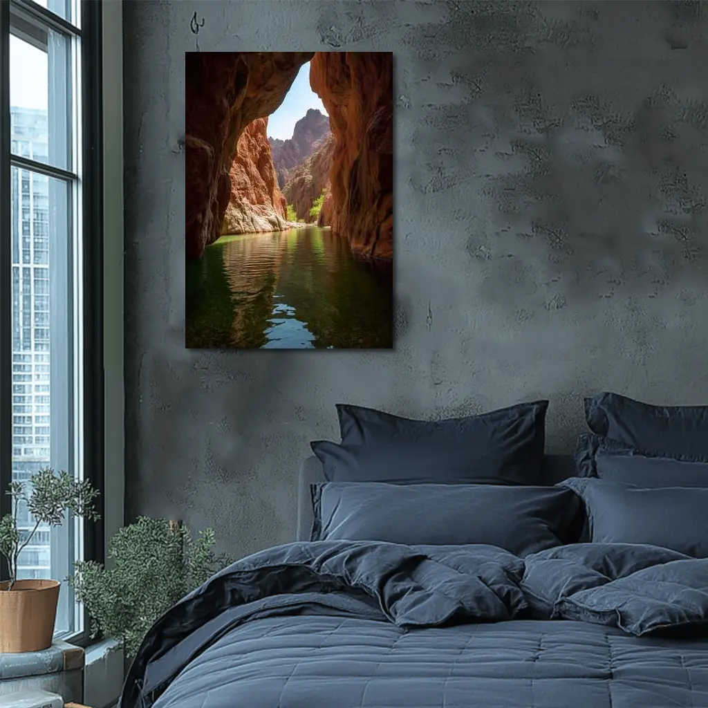 Red Rock Canyon Slot Green River – Wall Art