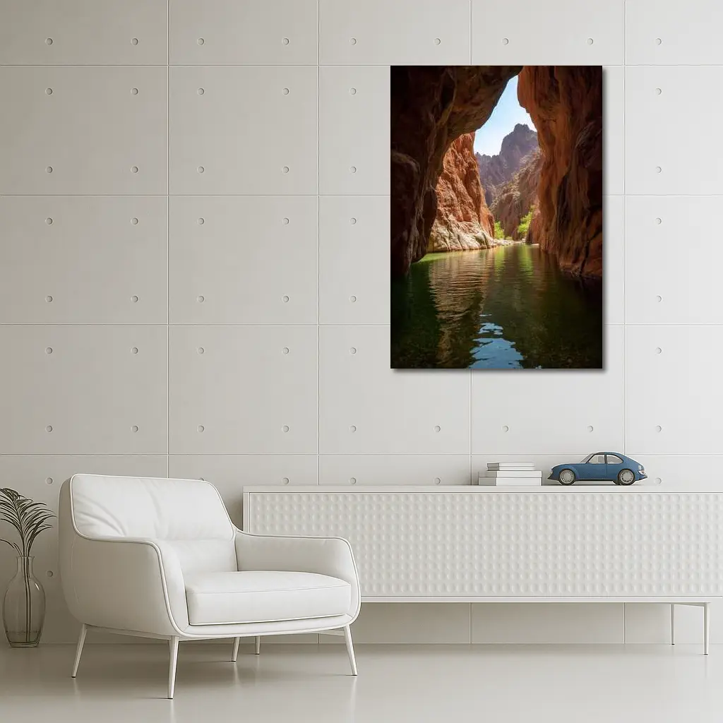Red Rock Canyon Slot Green River – Wall Art