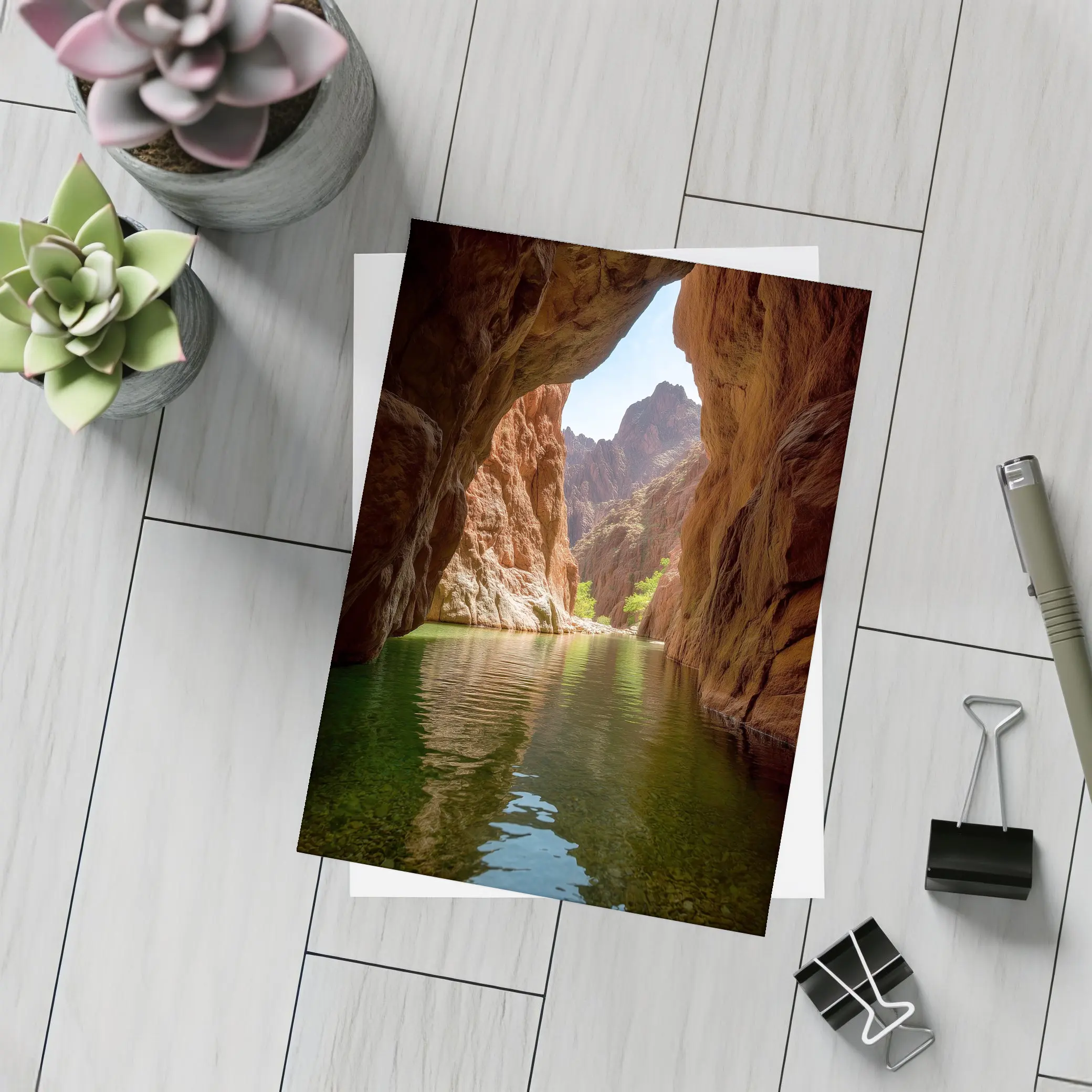 Red Rock Canyon Slot Green River – Postcards
