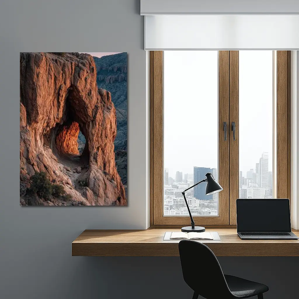 Red Rock Arch Canyon Desert Southwest Landscape – Wall Art