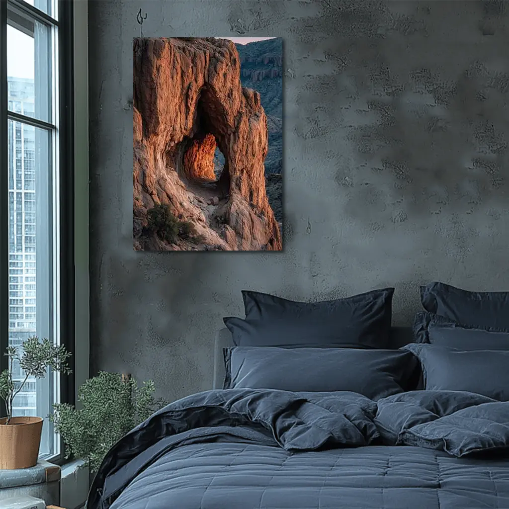Red Rock Arch Canyon Desert Southwest Landscape – Wall Art