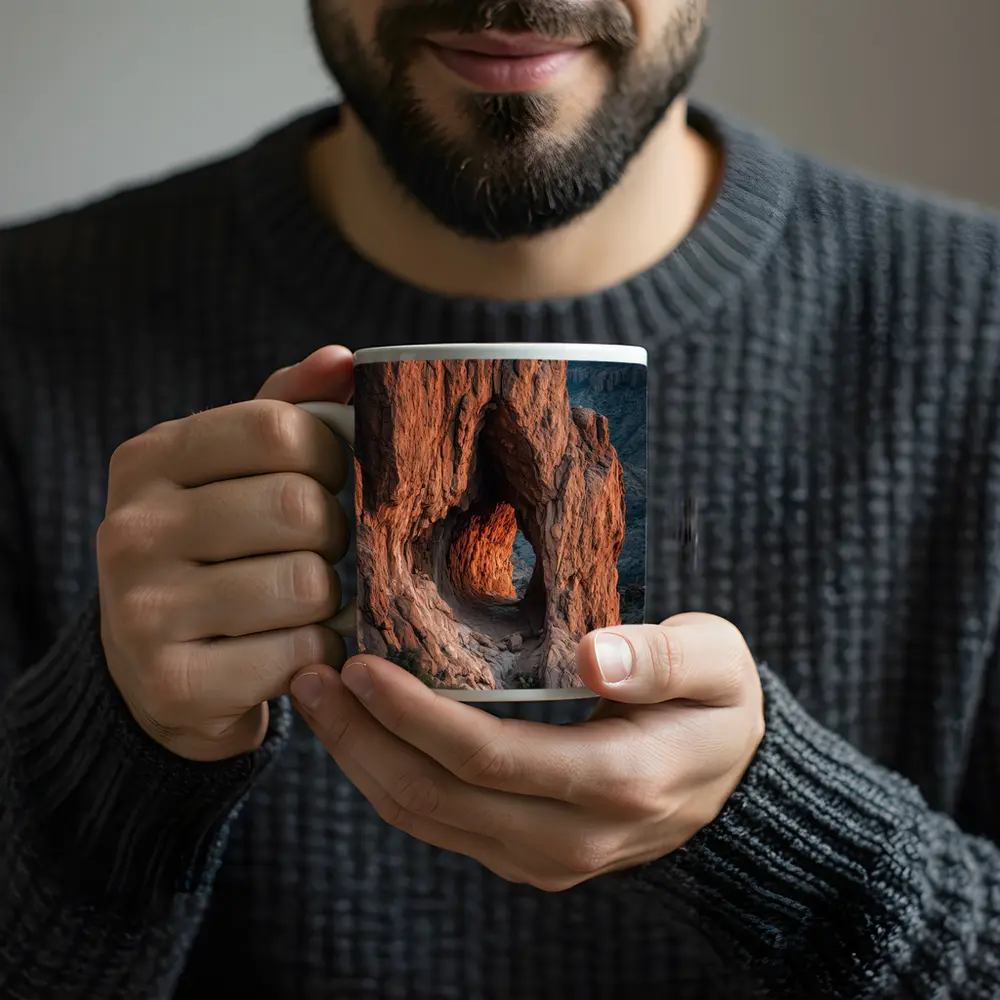 Red Rock Arch Canyon Desert Southwest Landscape – Mugs