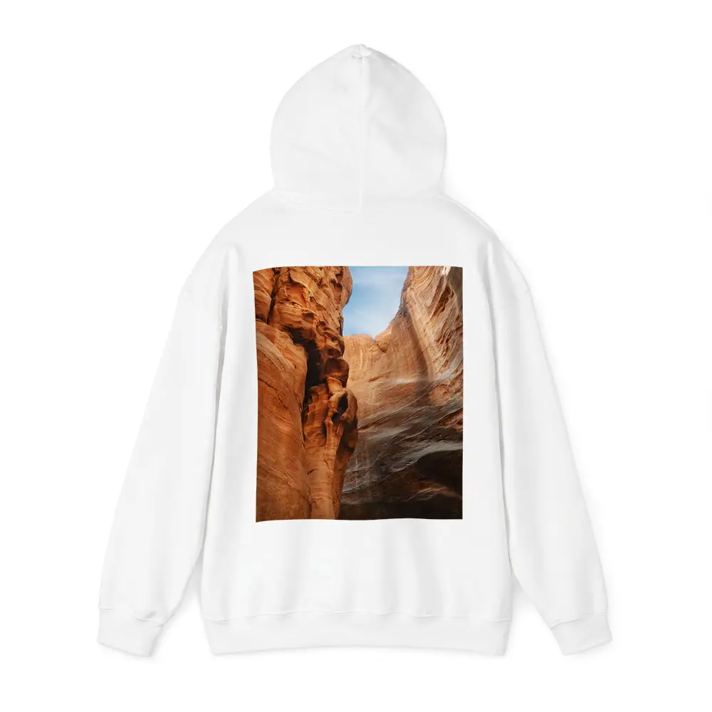 Red Rock Slot Canyon Blue Sky – Hoodies