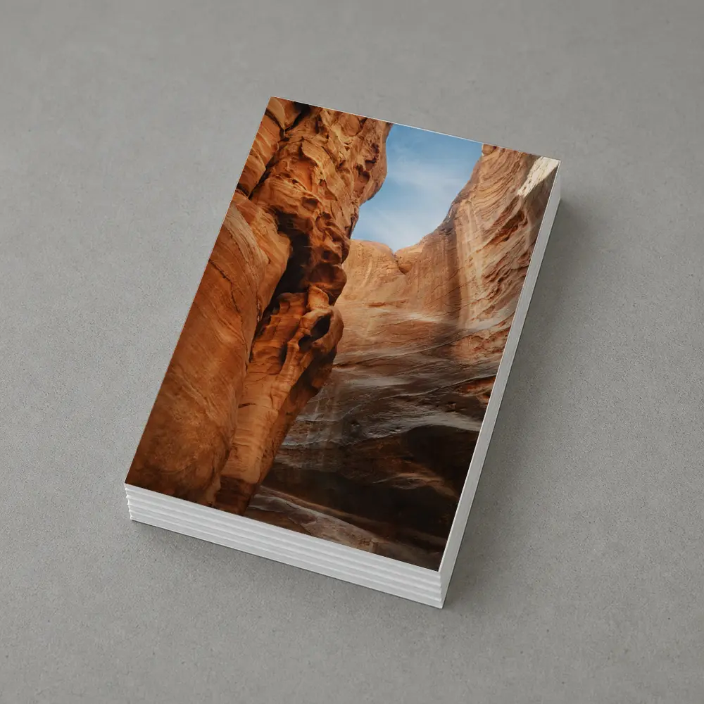 Red Rock Slot Canyon Blue Sky – Postcards