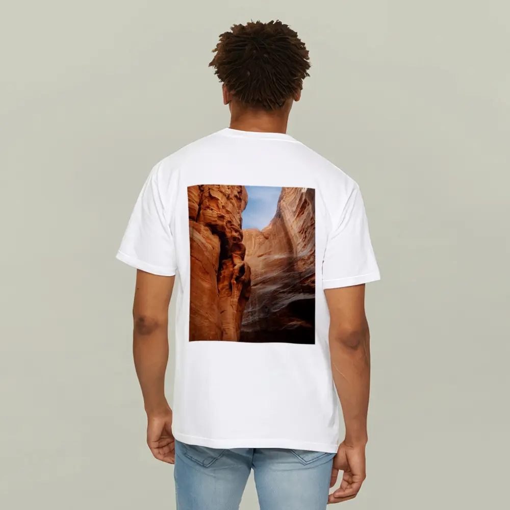Red Rock Slot Canyon Blue Sky – T-Shirts