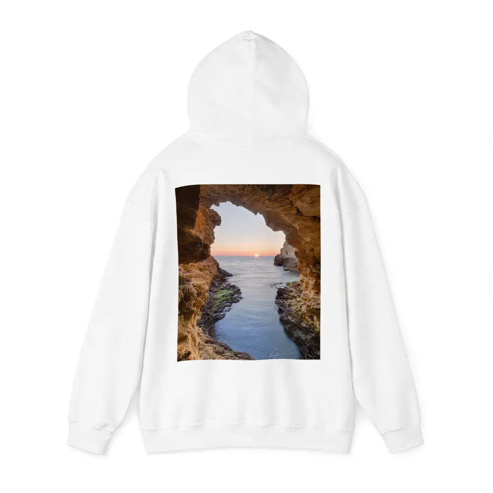 Sea Cave Arch Ocean Sunset Rocky Coast – Hoodies