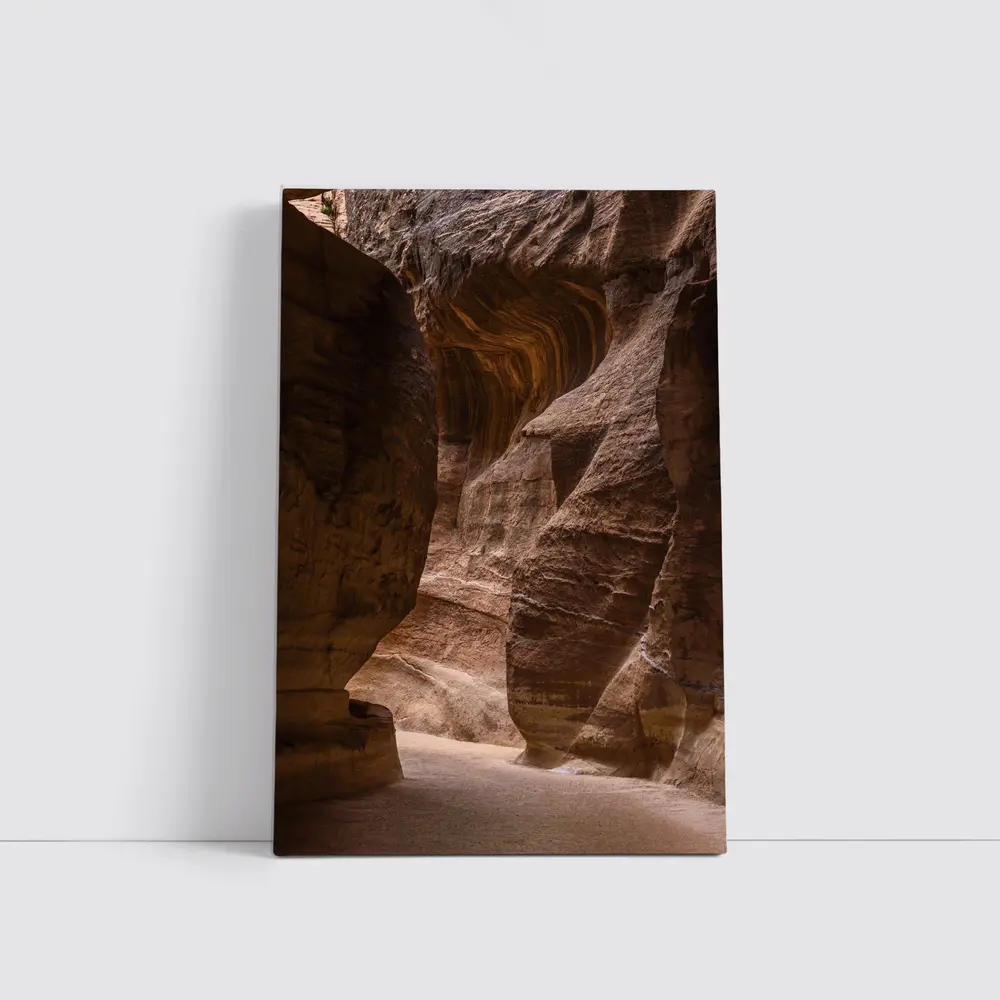 Narrow Sandstone Canyon Slot Rock Walls – Wall Art