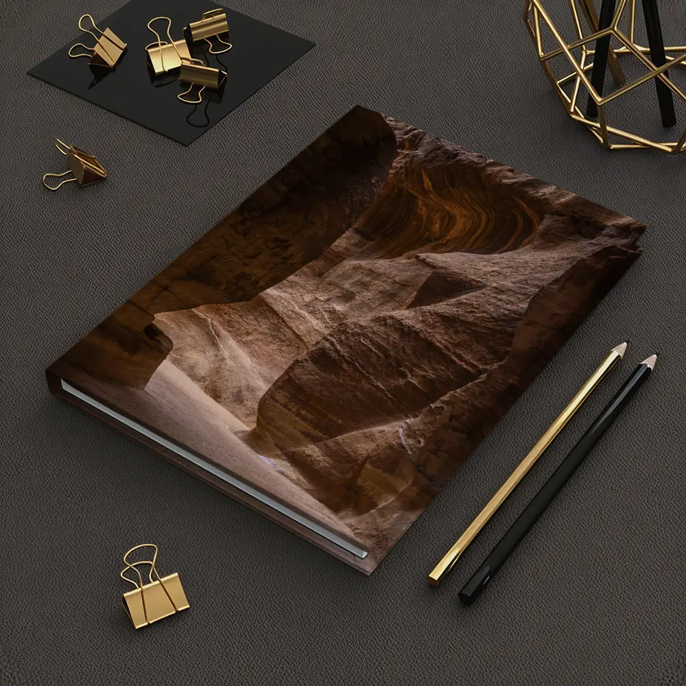 Narrow Sandstone Canyon Slot Rock Walls – Notebooks