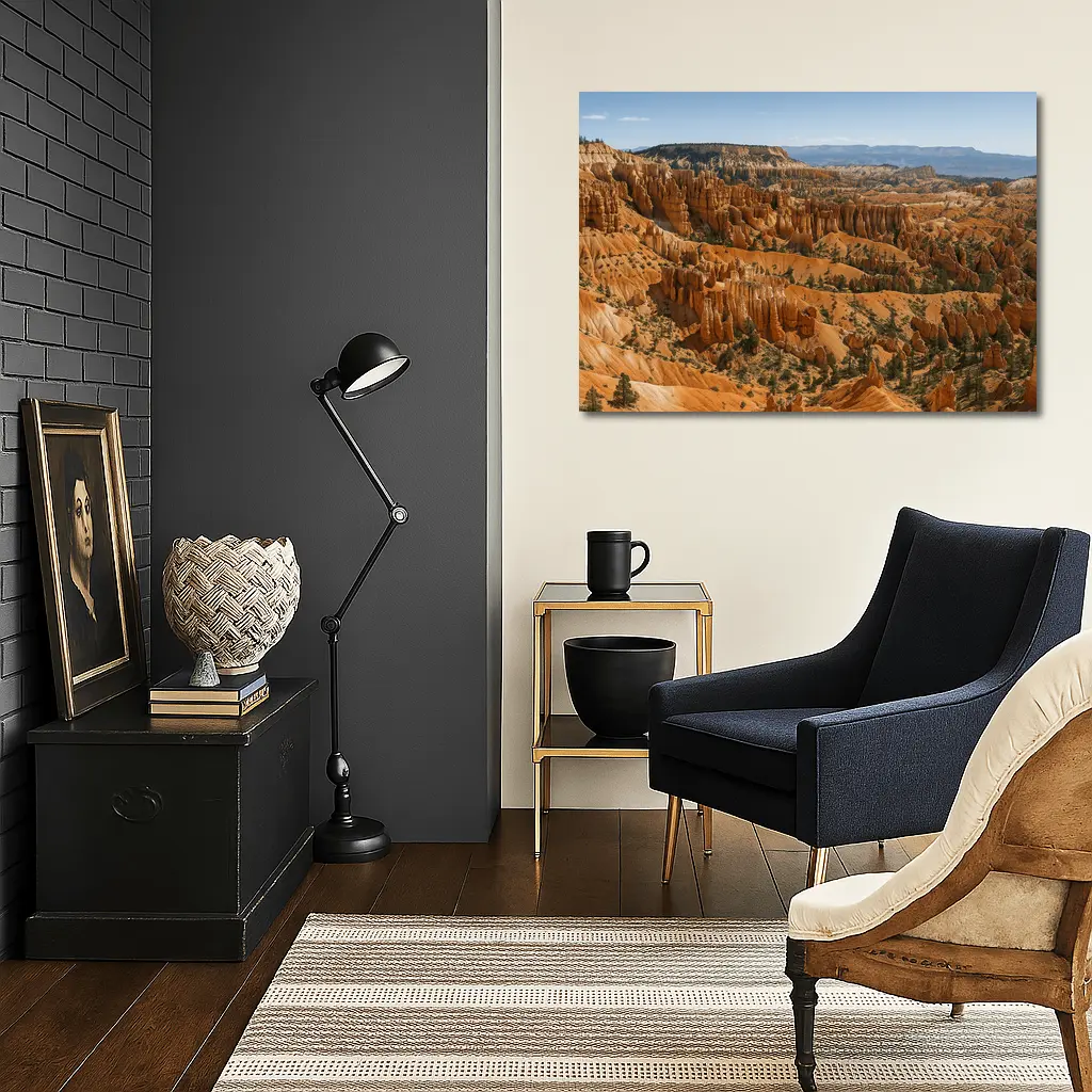 Bryce Canyon Hoodoos Red Rock Desert View – Wall Art