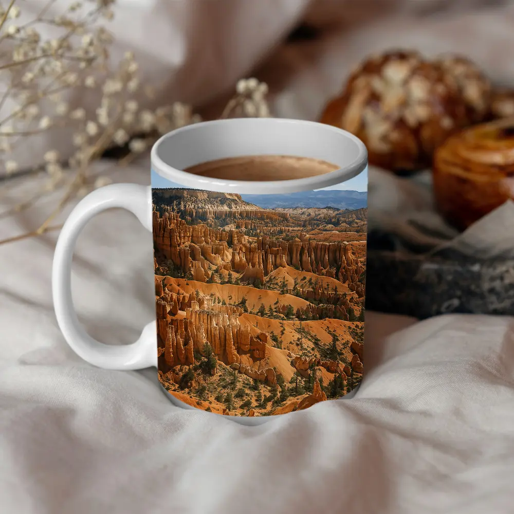 Bryce Canyon Hoodoos Red Rock Desert View – Mugs