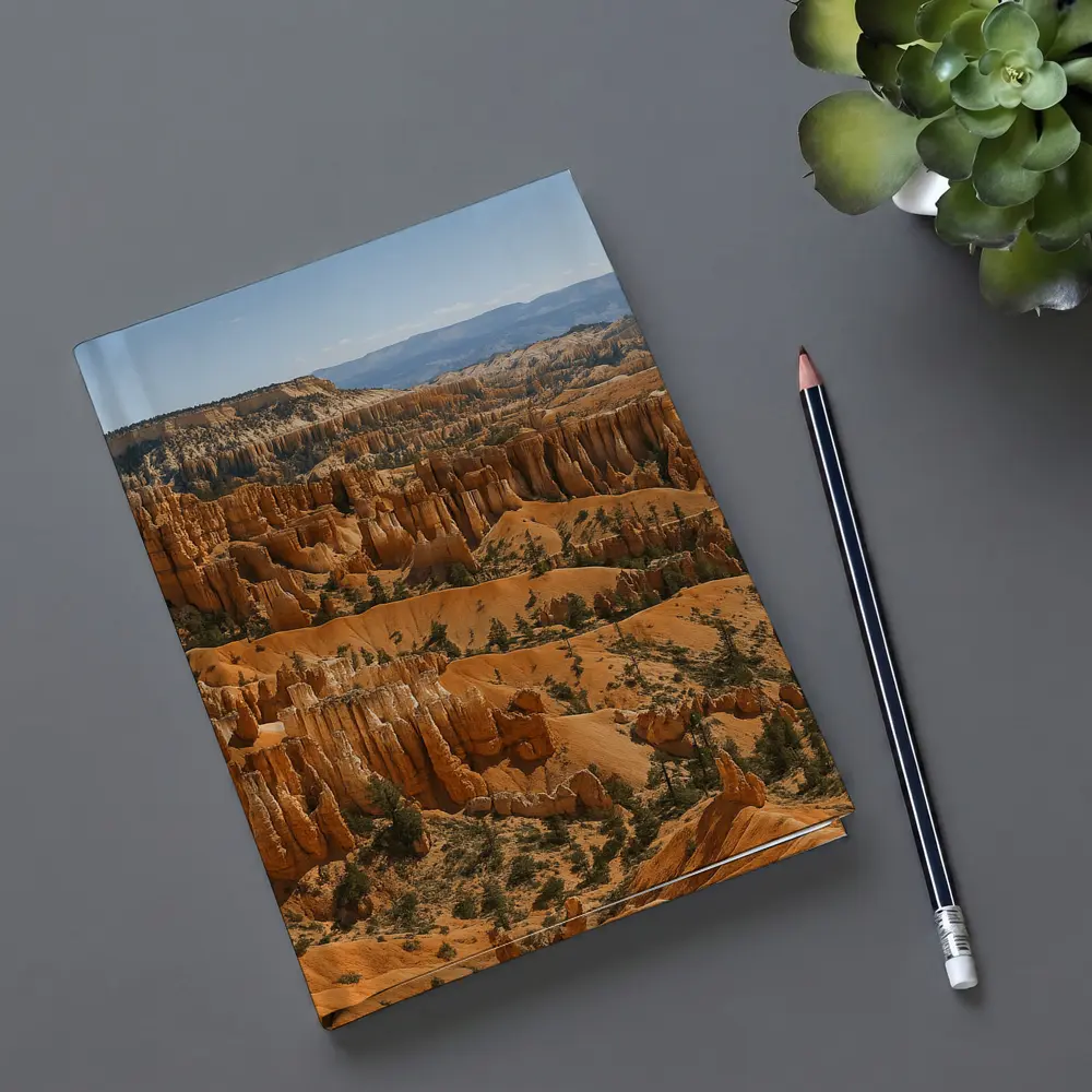 Bryce Canyon Hoodoos Red Rock Desert View – Notebooks