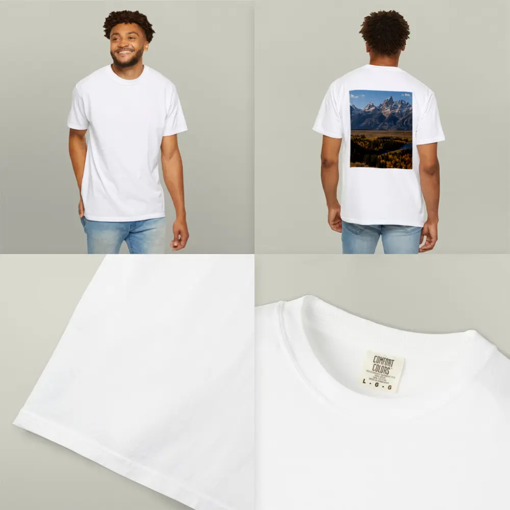 Grand Teton Mountains Snake River Autumn Valley – T-Shirts