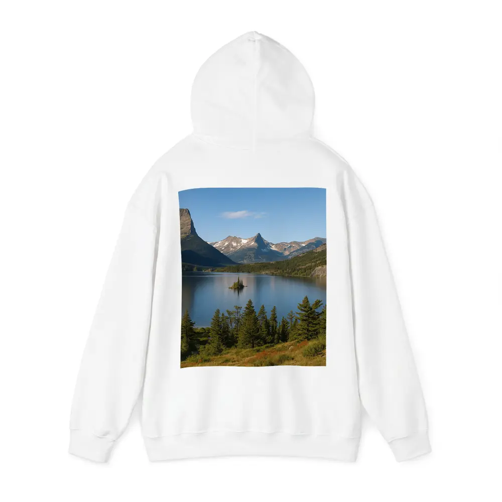 Mountain Lake Island Glacier National Park – Hoodies