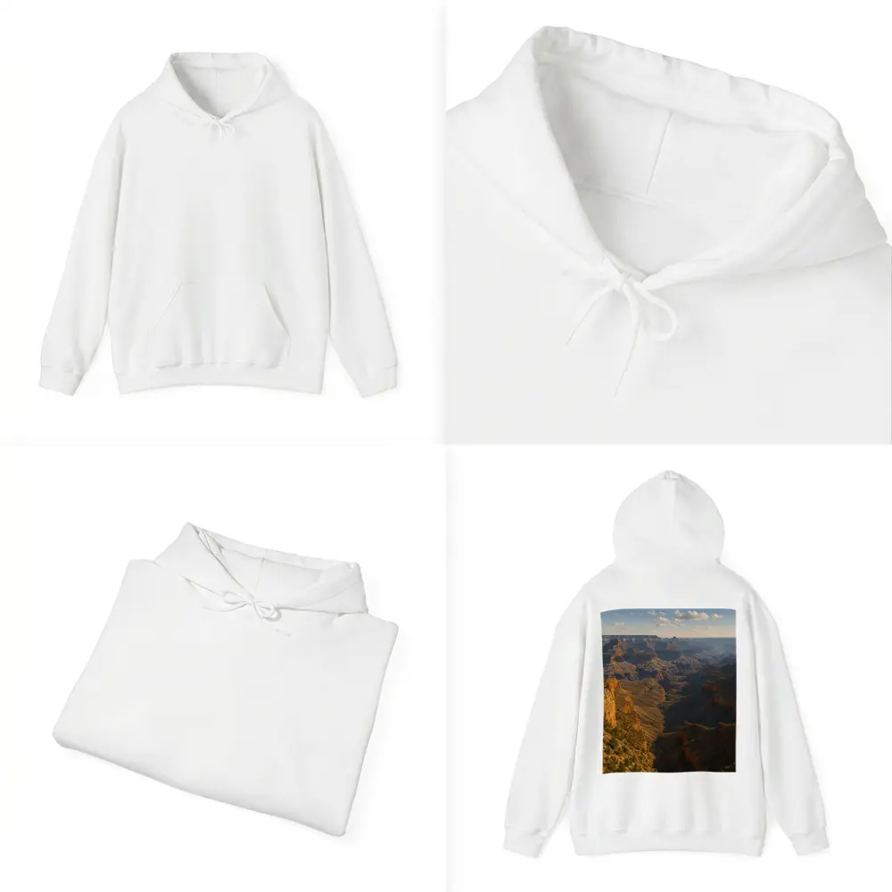 Grand Canyon Cliffs Golden Hour Landscape – Hoodies
