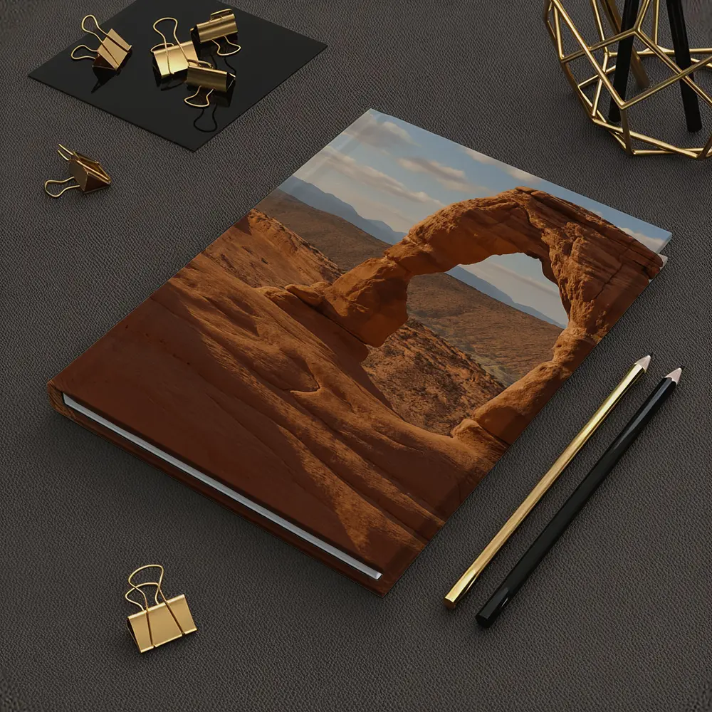 Delicate Arch Red Rock Desert Landscape – Notebooks