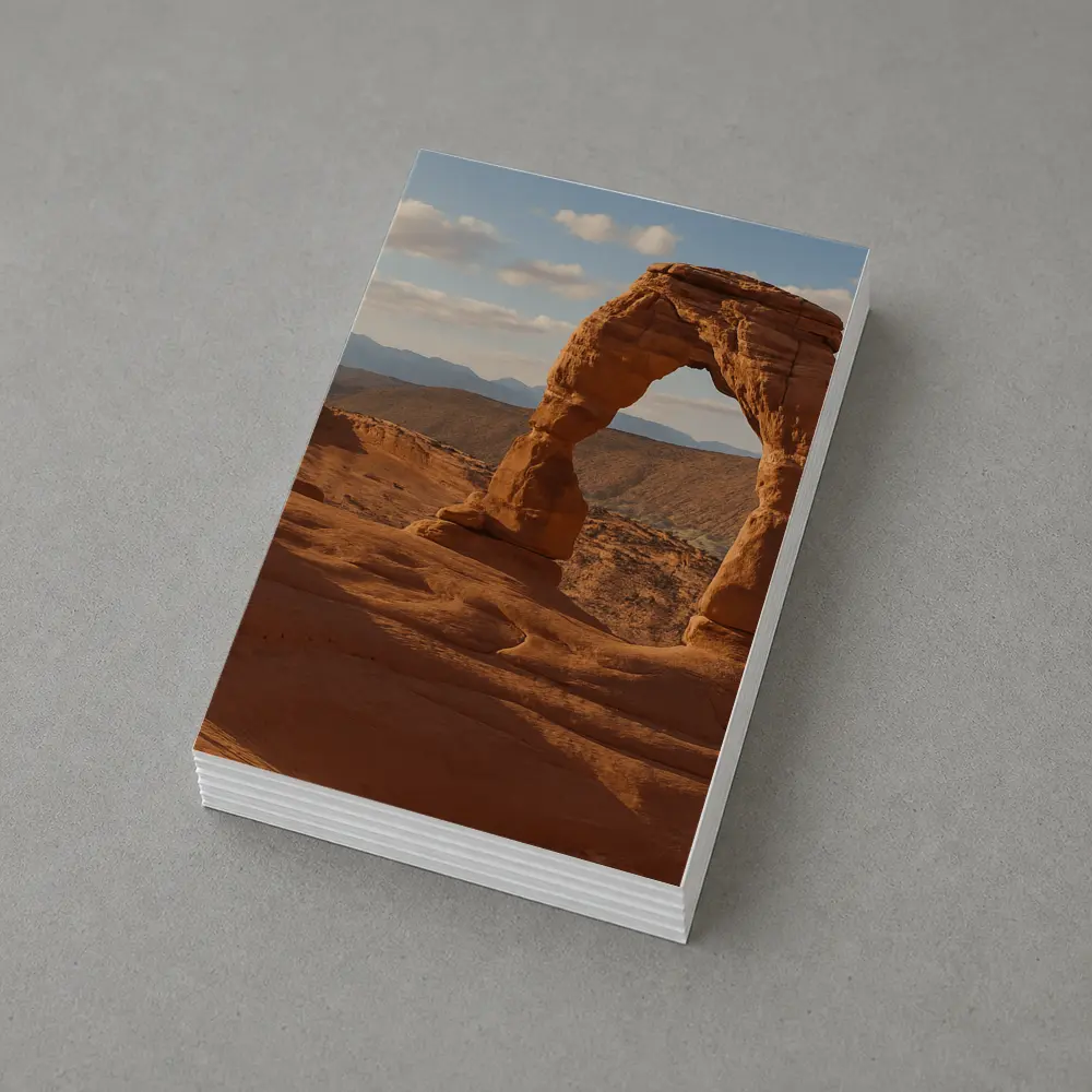 Delicate Arch Red Rock Desert Landscape – Postcards