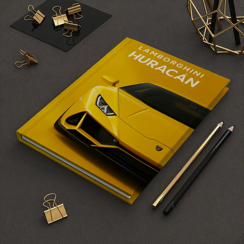 Lamborghini Huracan Yellow Front View – Notebooks