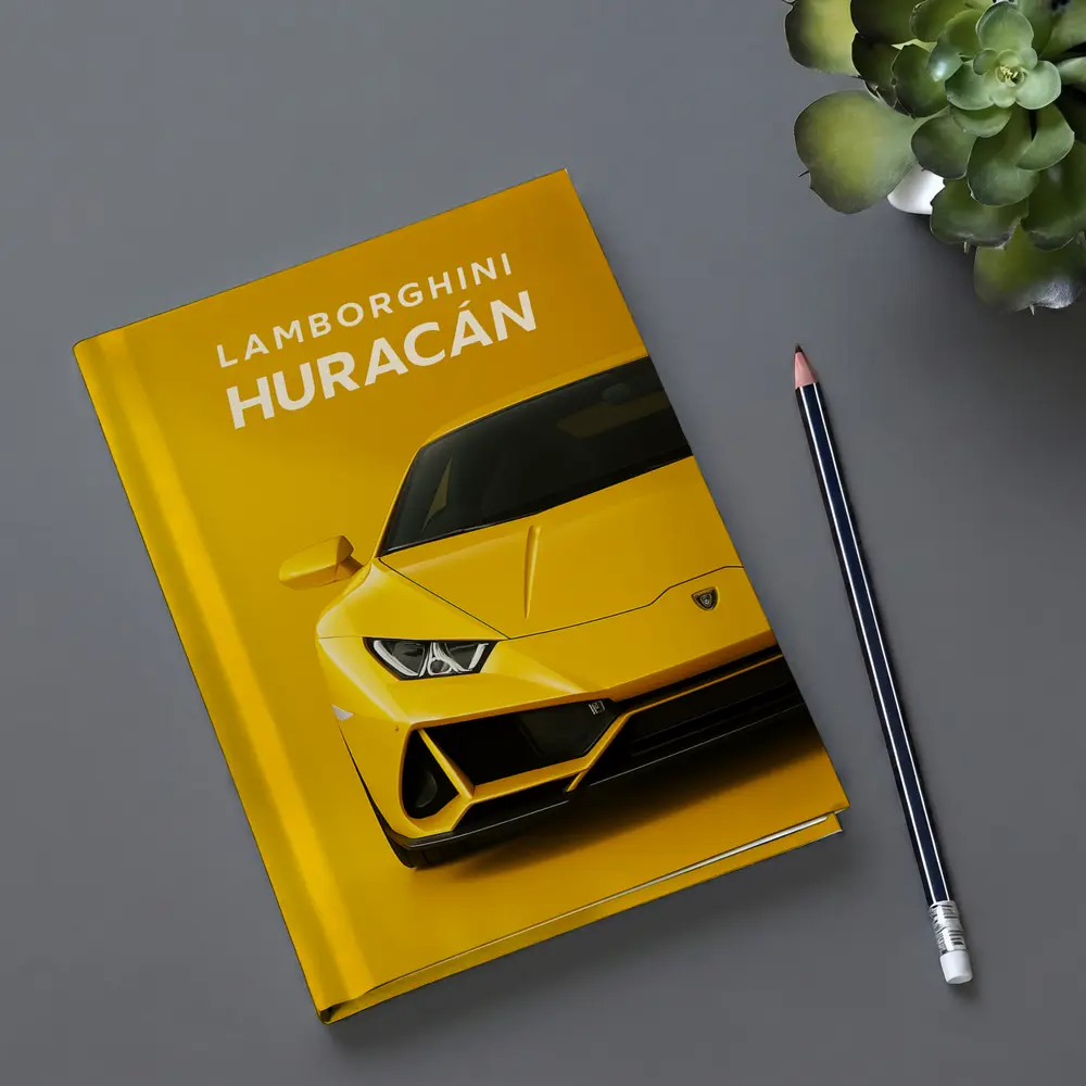 Lamborghini Huracan Yellow Front View – Notebooks