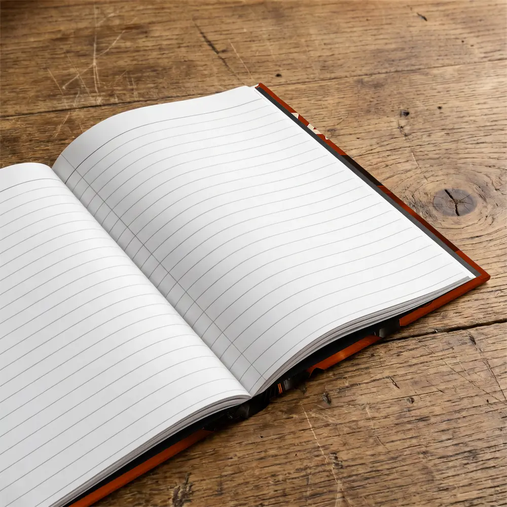 Harley Davidson Street Glide Special Orange Background – Notebooks