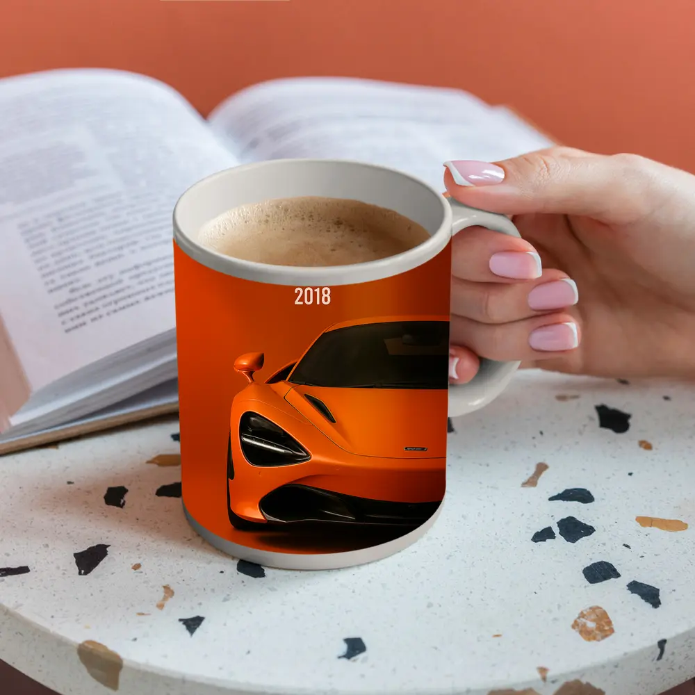 McLaren 720S 2018 Orange Studio Shot – Mugs